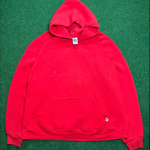 Vintage 90s Russell Athletic USA Made Mens XL Hoodie Sweatshirt